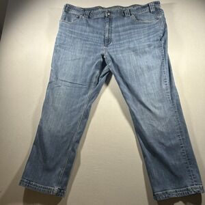 Mens Duluth Ballroom Double Flex Jeans 46x30 Blue Denim Standard Straight Fit